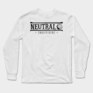 Neutral Indifferent (Modern Alignments) Long Sleeve T-Shirt